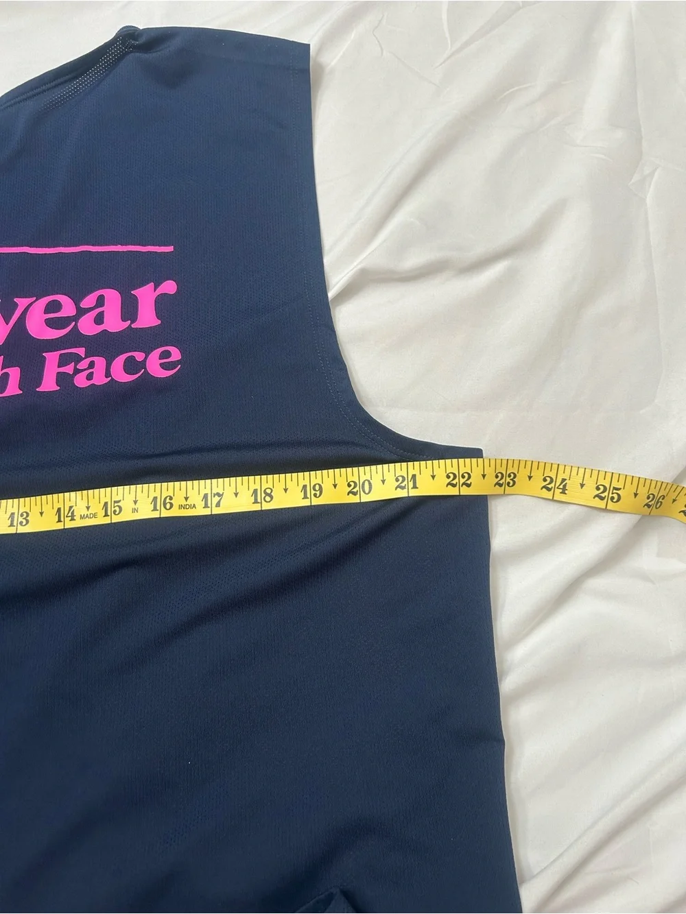 The North Face size tag